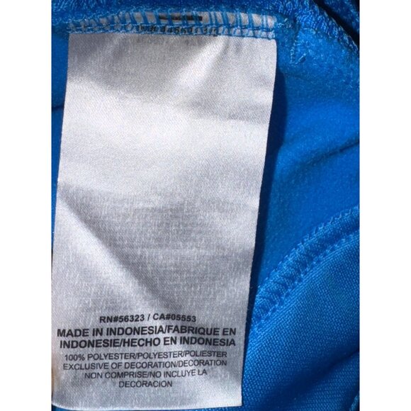 Nike Elite Blue Dri-Fit Full-Zip Hoodie 3XL Loose Fit Long Sleeve Lightweight Ac - Picture 3 of 10